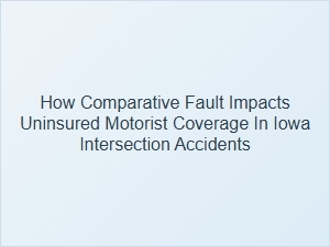 Iowa Comparative Fault and Uninsured Motorist Claims
